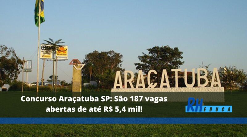 Concurso Araçatuba SP