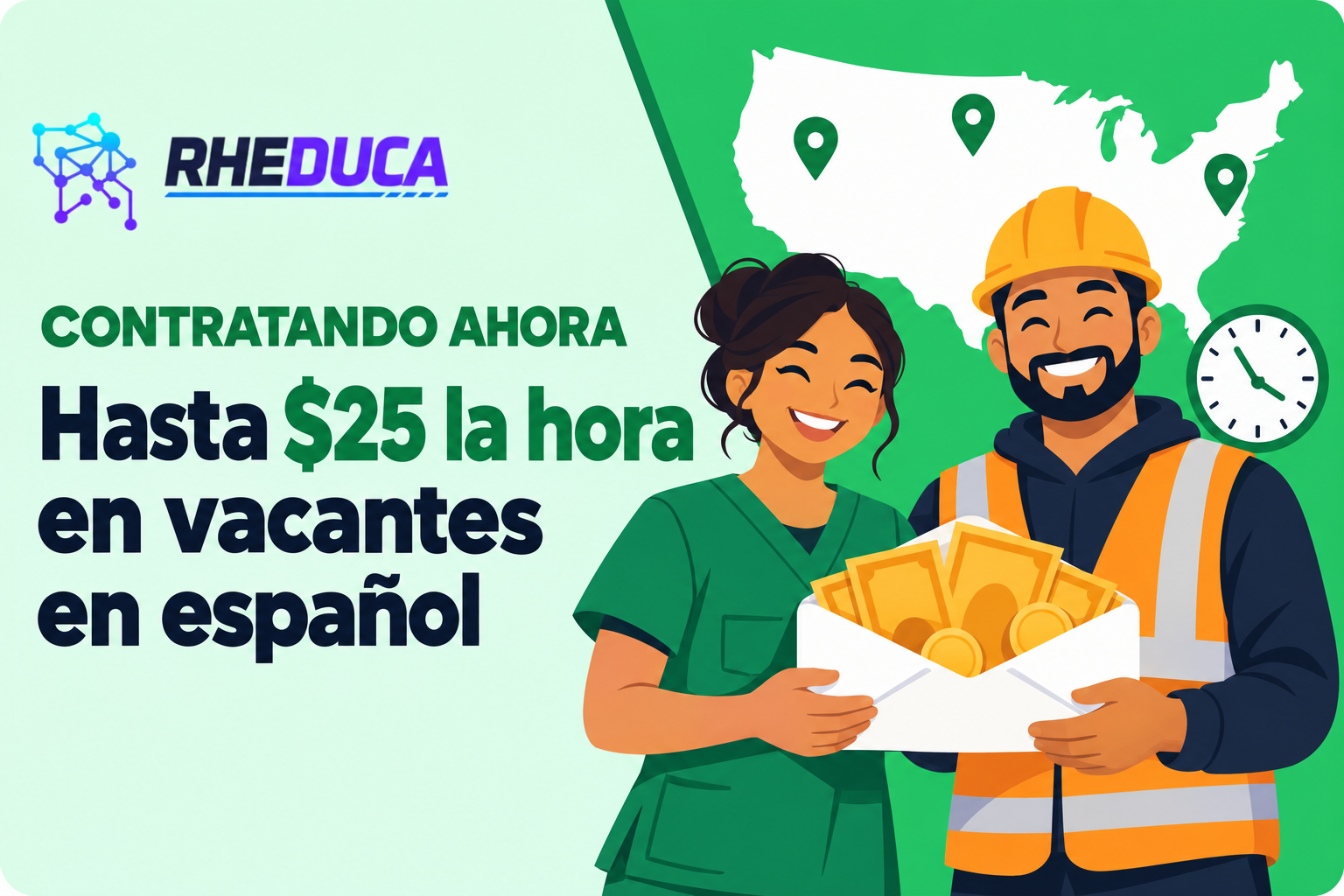 Trabajos en USA que pagan hasta $25 la hora en español